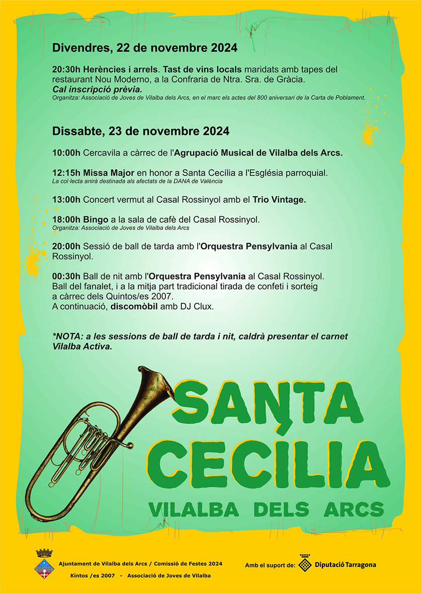 Festa de Santa Cecília a Vilalba dels Arcs