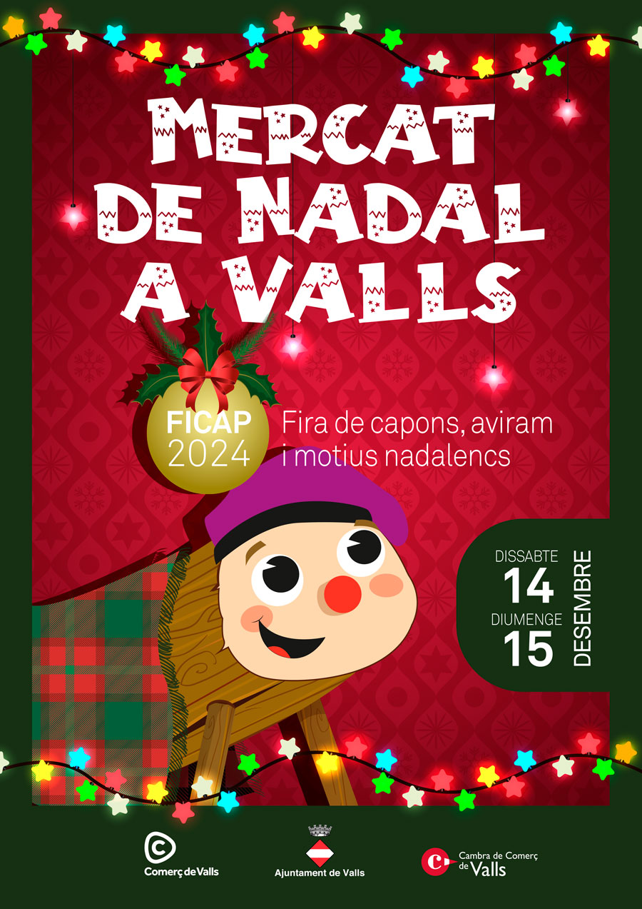 Mercat de Nadal, fira de capons, aviram i motius nadalencs a Valls