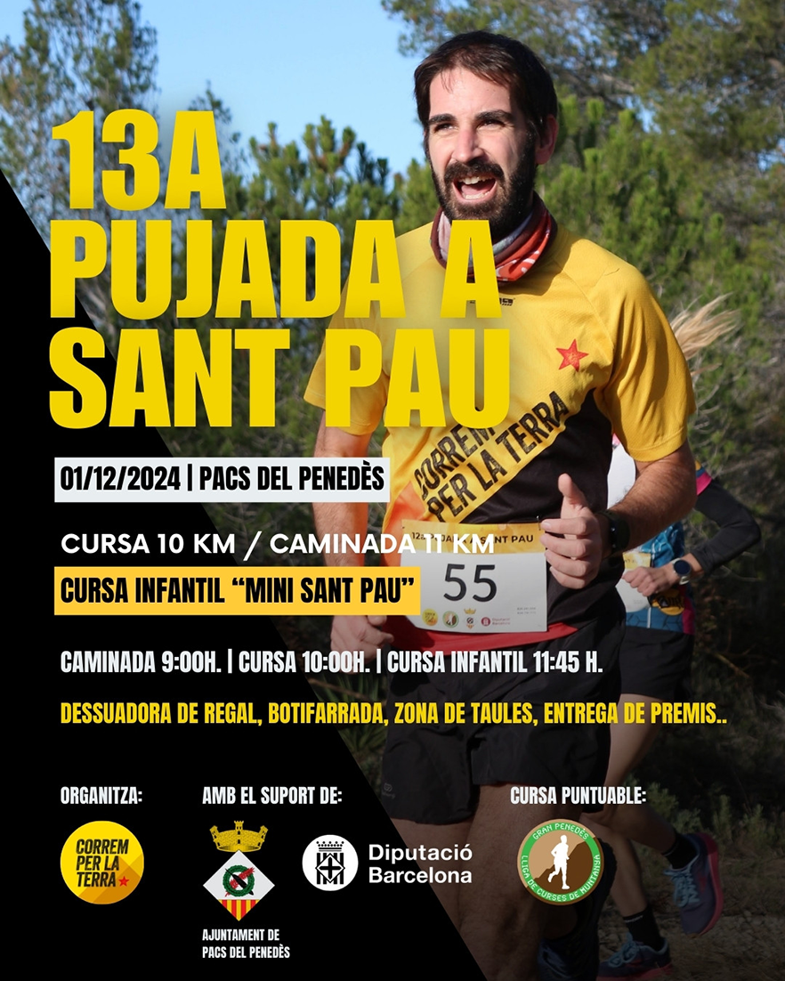 Pujada a Sant Pau a Pacs del Penedès