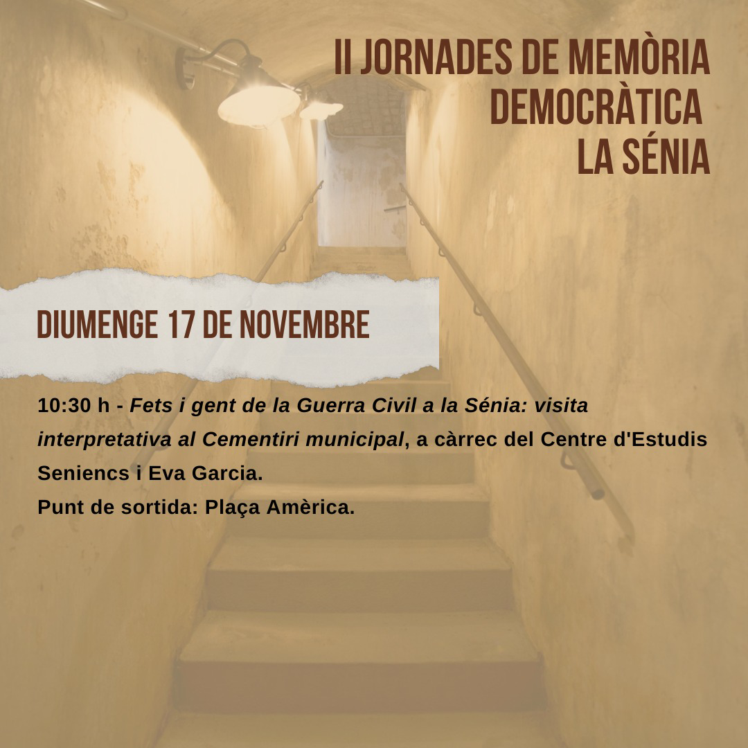 Jornades de Memòria Democràtica a la Sénia