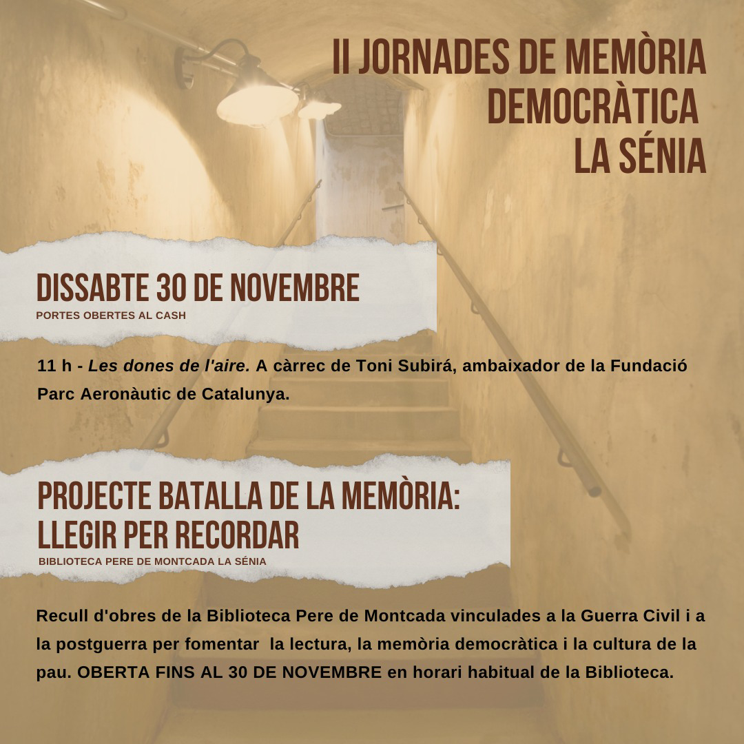 Jornades de Memòria Democràtica a la Sénia