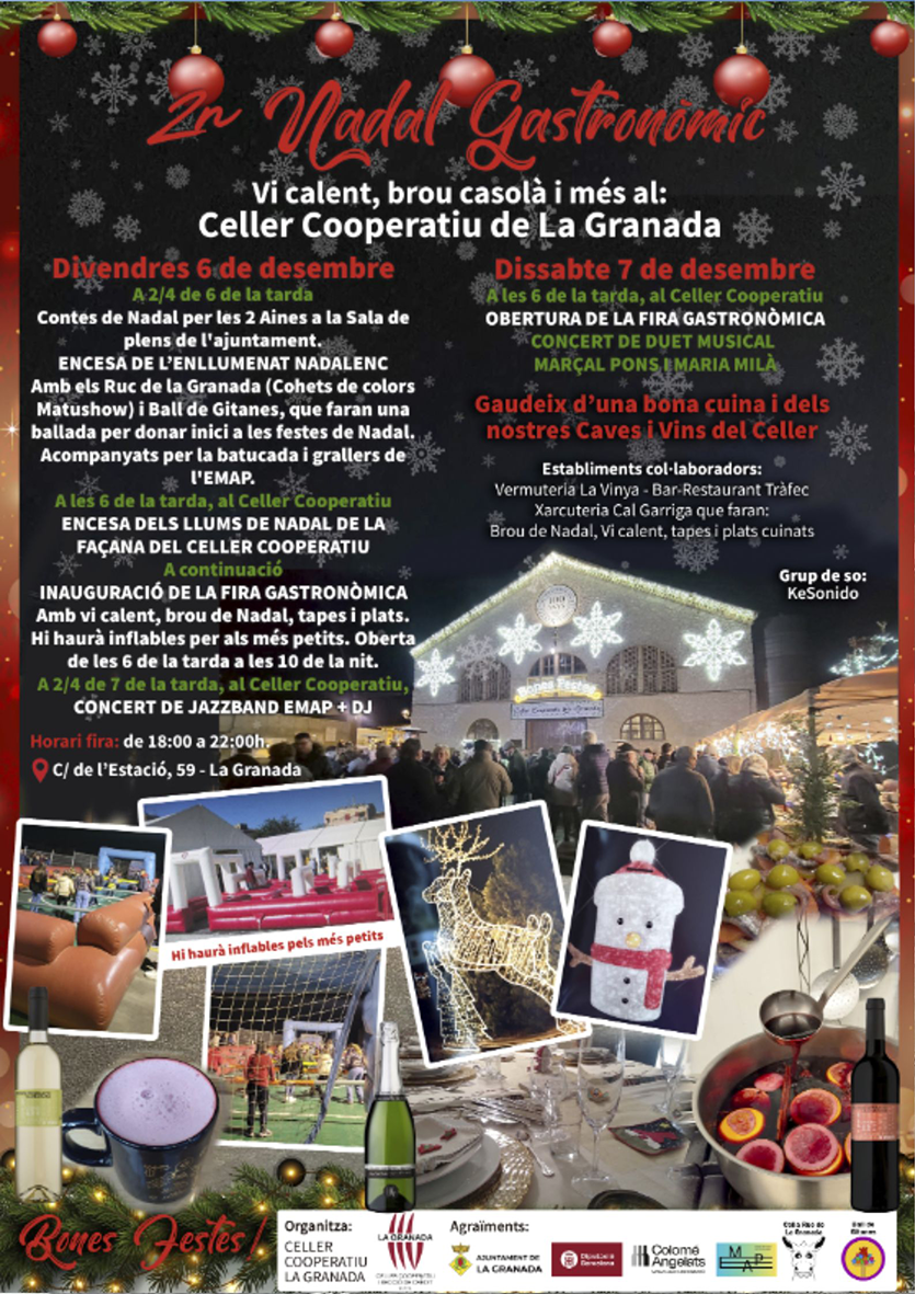 Nadal Gastronòmic al Celler Cooperatiu de La Granada
