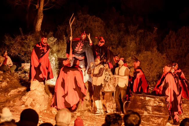 Pessebre vivent parlat de les Gunyoles a Avinyonet del Penedès