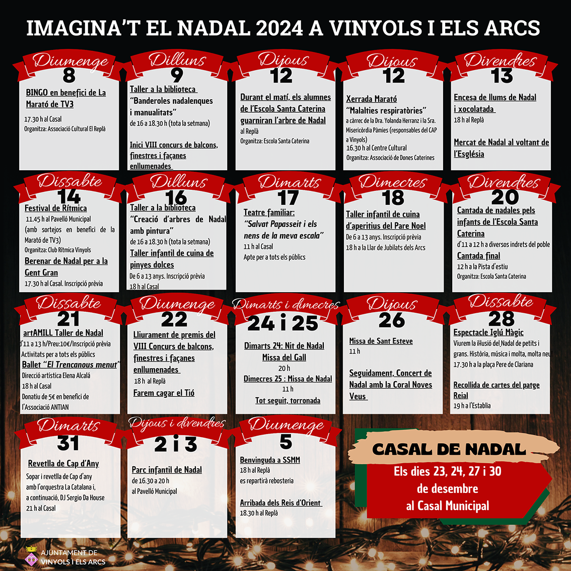 Imagina't el Nadal a Vinyols i els Arcs