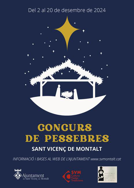 Concurs de Pessebres a Sant Vicenç de Montalt