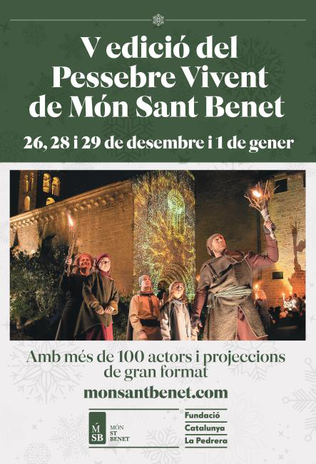 Pessebre Vivent a Món Sant Benet