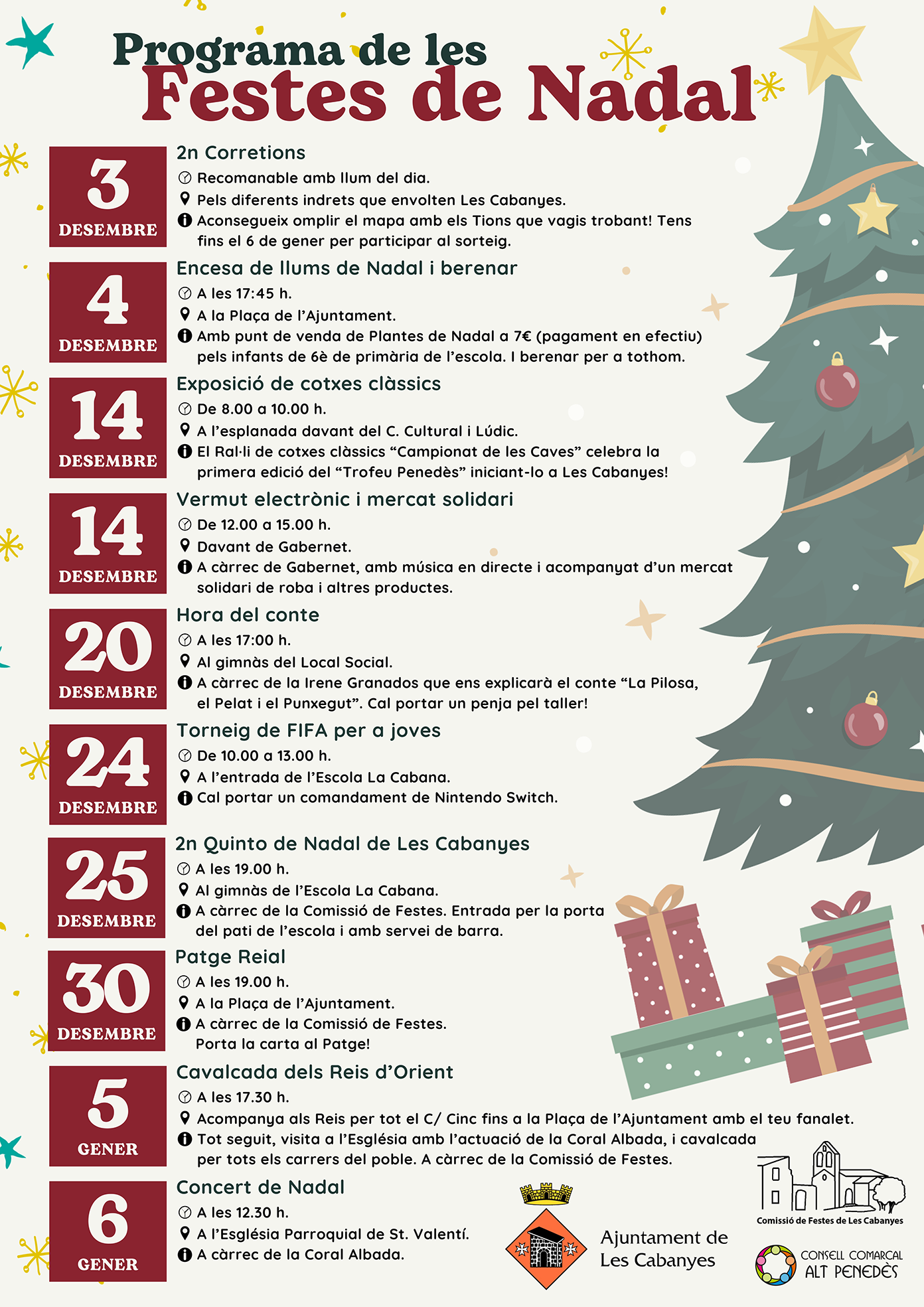 Festes de Nadal a Les Cabanyes