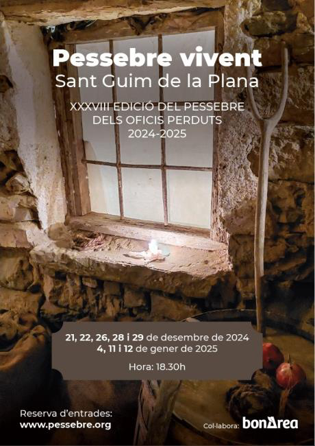 Pessebre Vivent dels Oficis Perduts de Sant Guim de la Plana