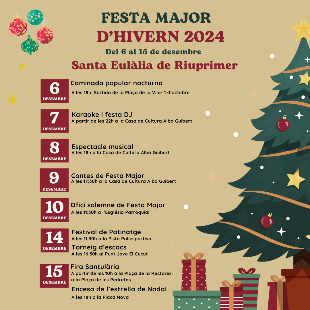 Festa Major d'Hivern a Santa Eulàlia de Riuprimer