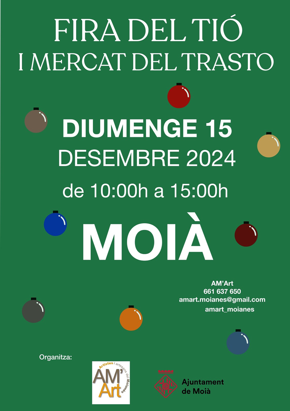 Fira del Tió i Mercat del Trasto a Moià