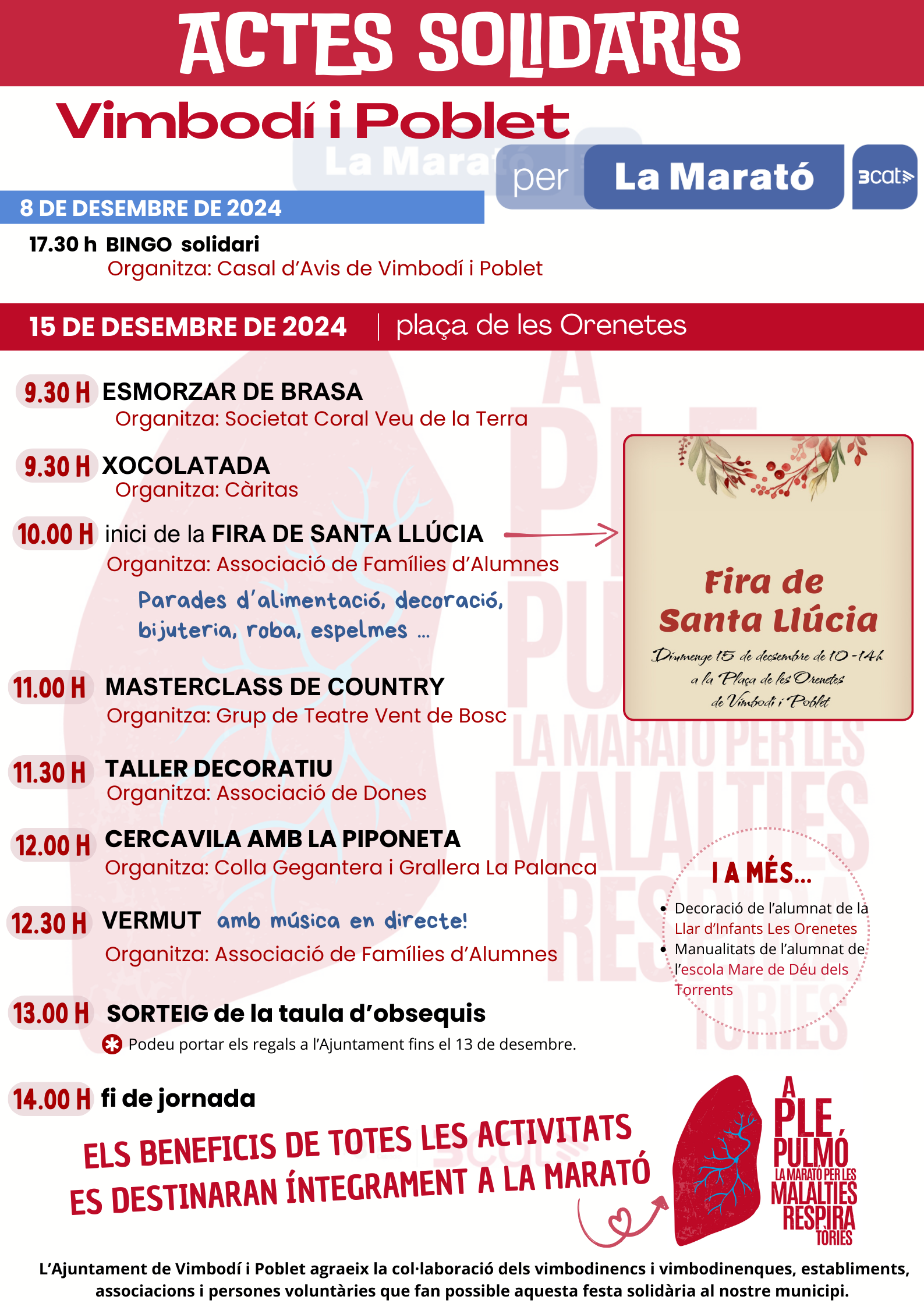 Fira de Santa Llúcia a Vimbodí i Poblet