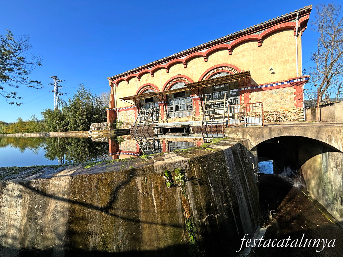Central elèctrica de Vilanna a Bescanó