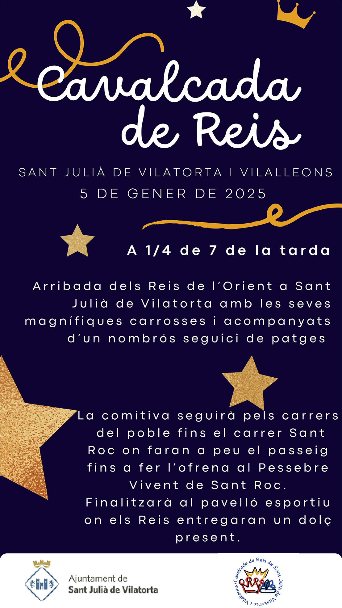 Cavalcada de Reis a Sant Julià de Vilatorta i Vilalleons