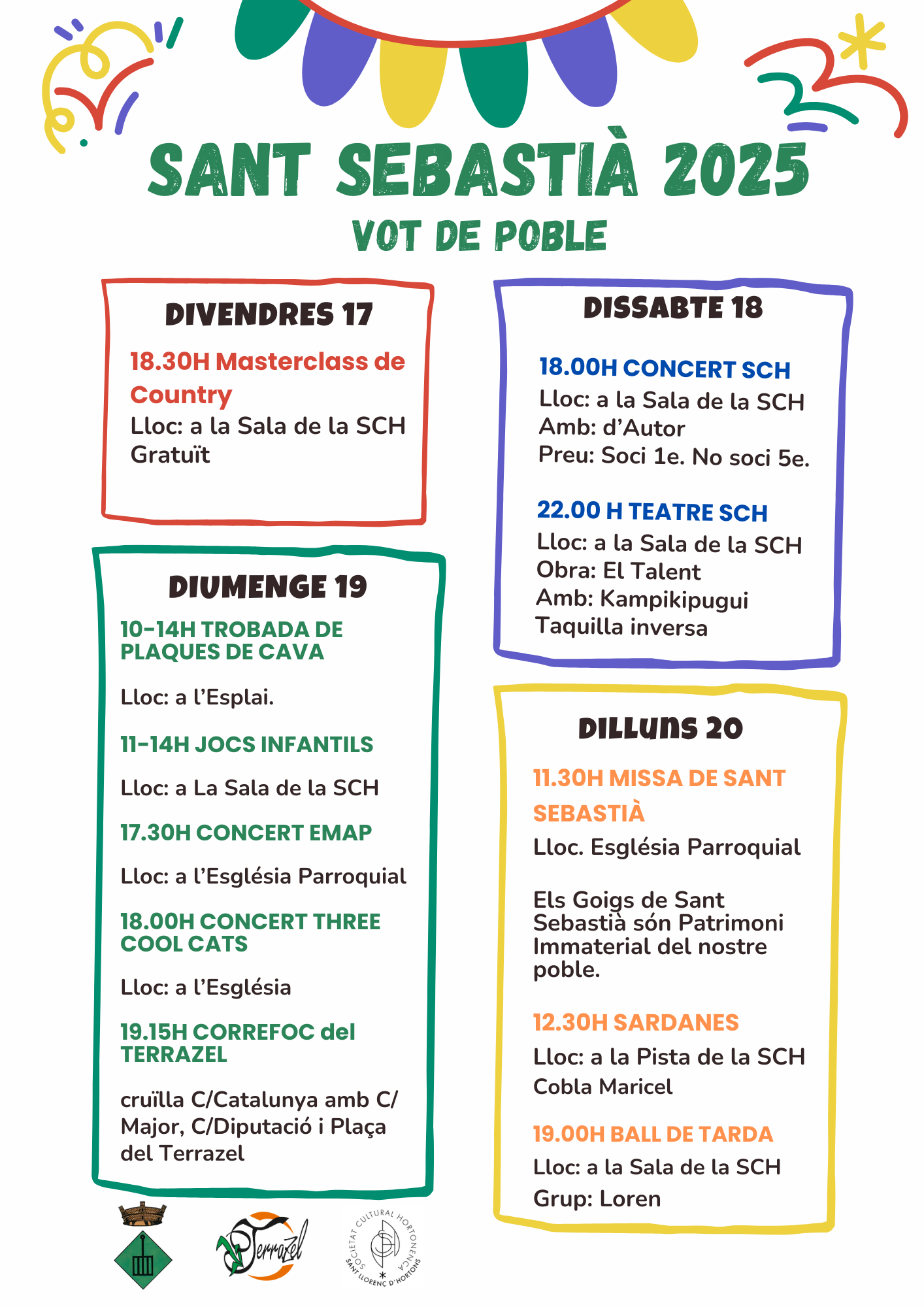 Festa de Sant Sebastià a Sant Llorenç d'Hortons