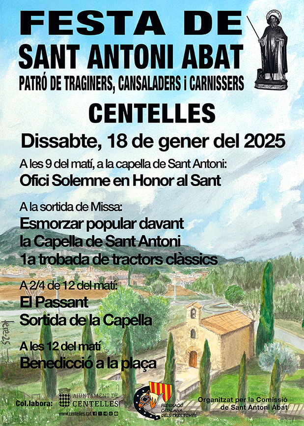 Festa de Sant Antoni Abat a Centelles