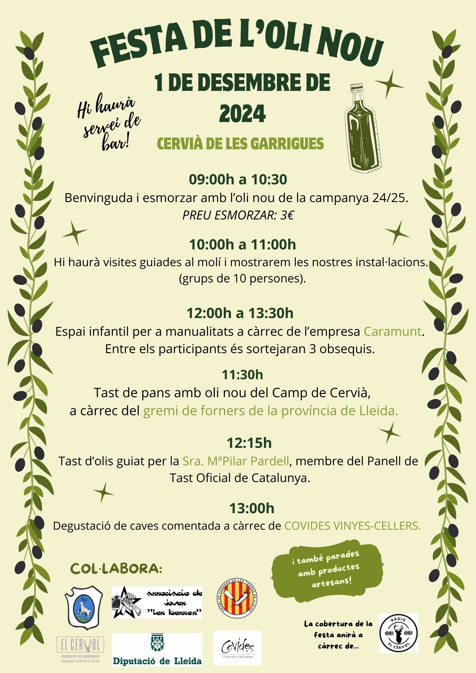 Festa de l'Oli Nou a Cervià de les Garrigues