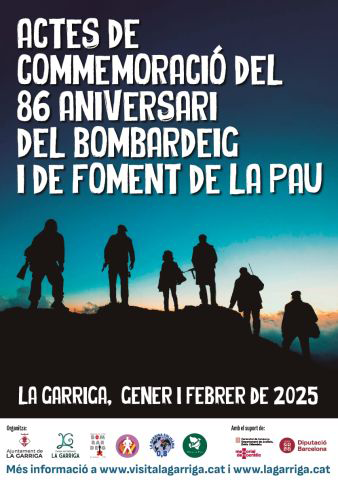 Actes de commemoració del 86 aniversari del bombardeig i de Foment de la Pau a La Garriga