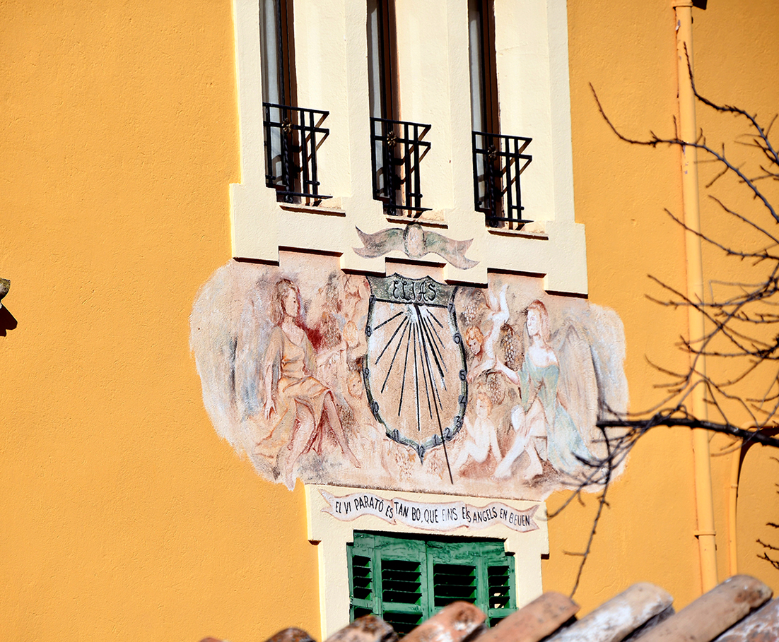 Masia de can Raspall de les Renardes al Pla del Penedès