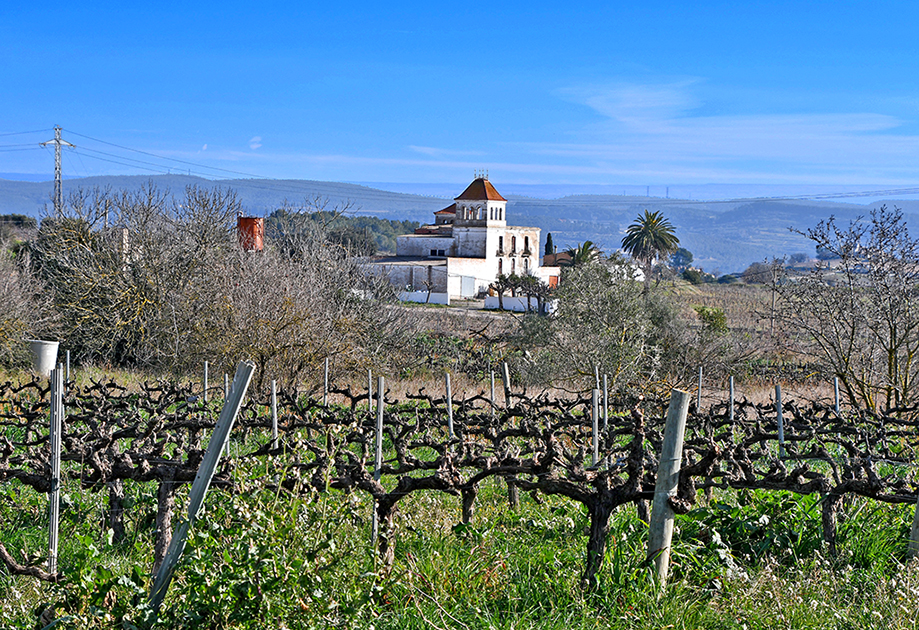 Masia de cal Jofre al Pla del Penedès