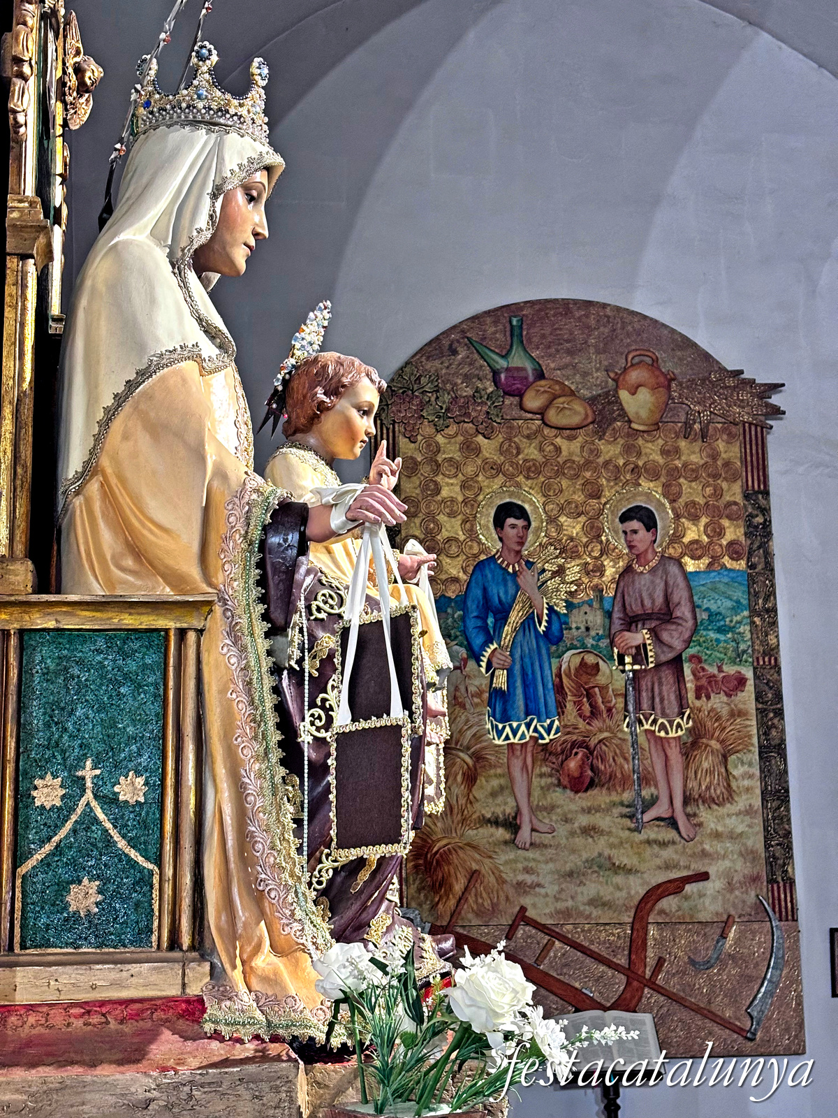 Sant Boi de Llobregat - Temple de Sant Baldiri - Mare de Déu de la Mercè 