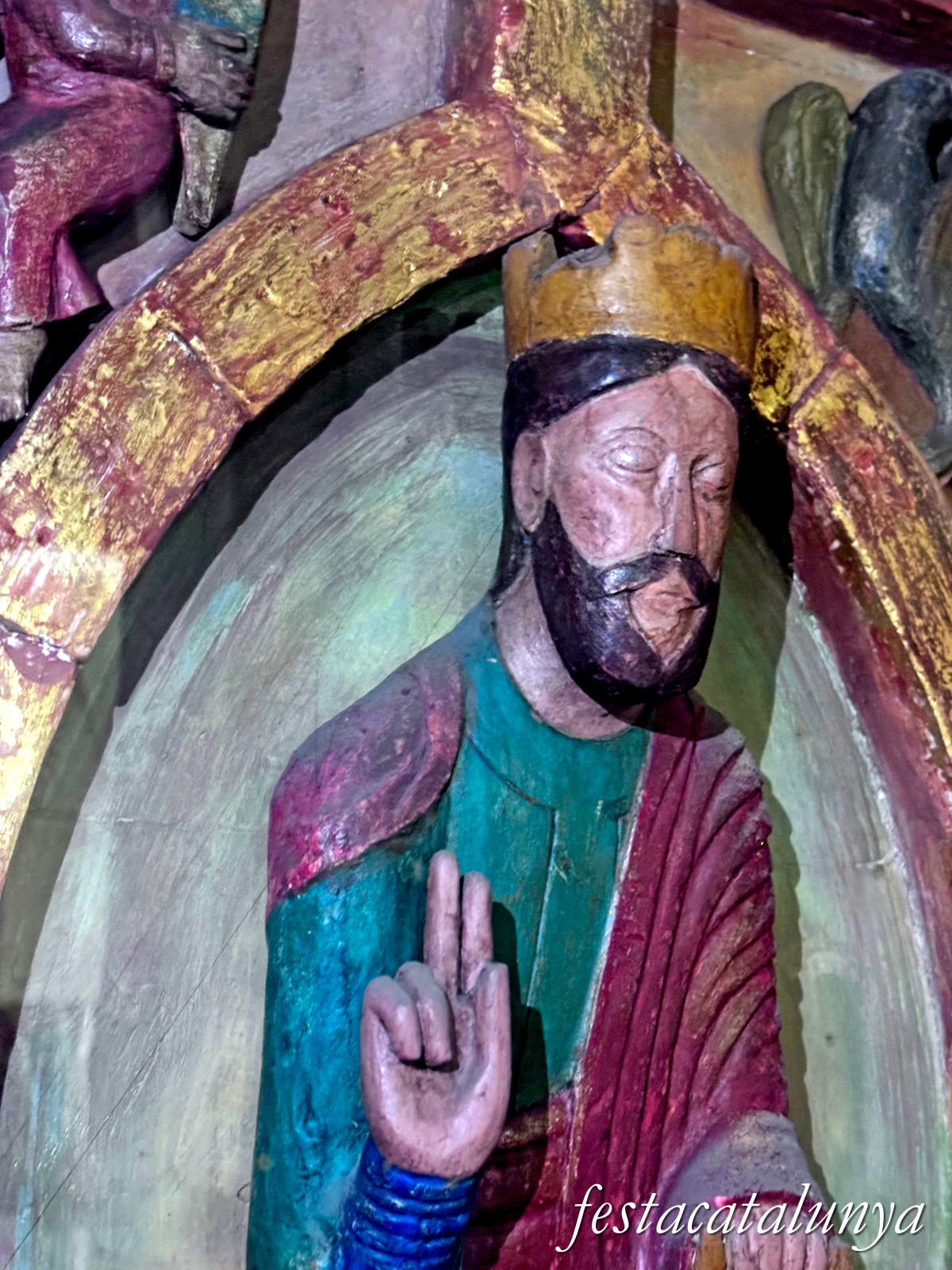 Sant Boi de Llobregat - Possible frontal romànic a Sant Baldiri