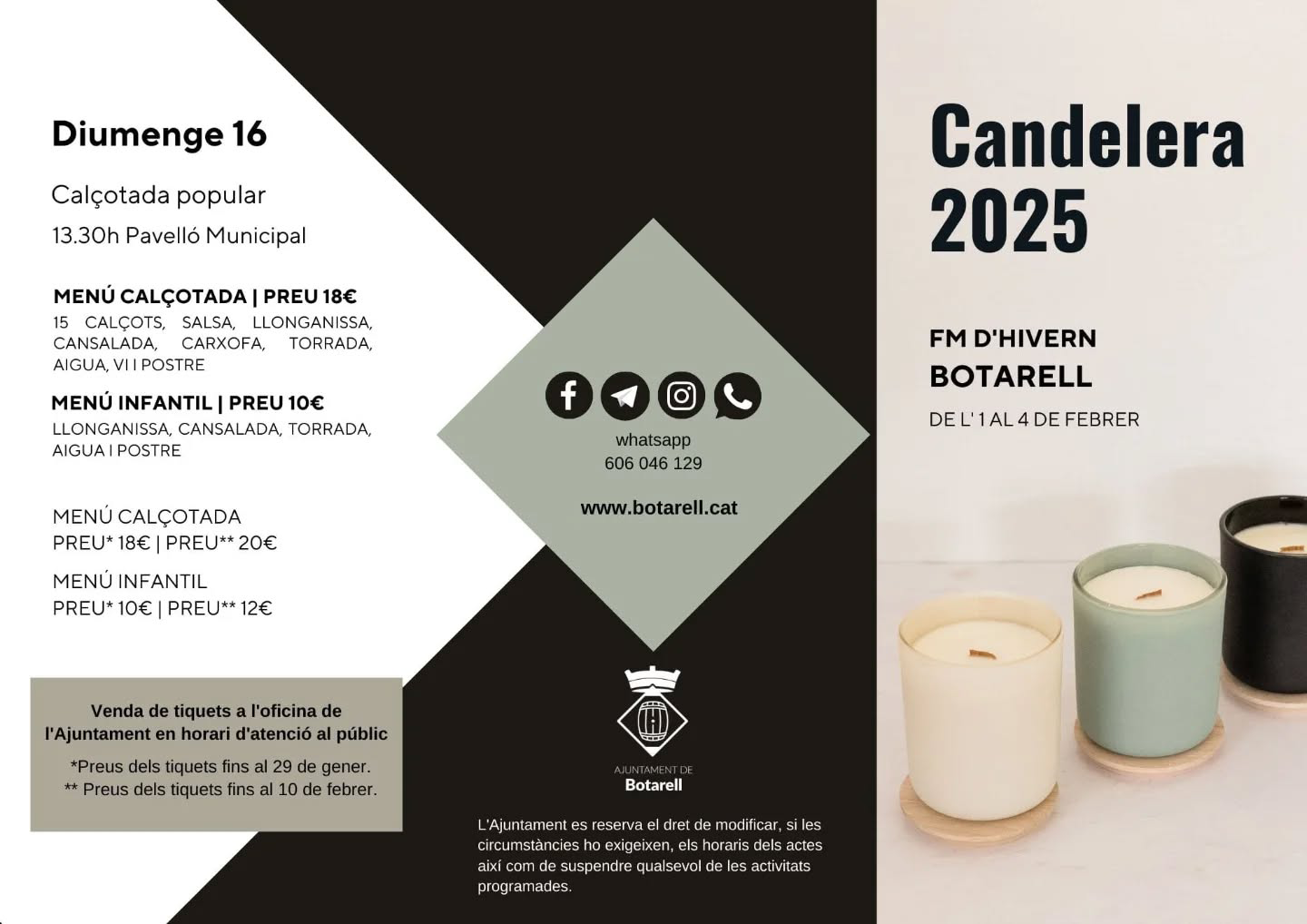 Festa Major d'Hivern Candelera a Botarell