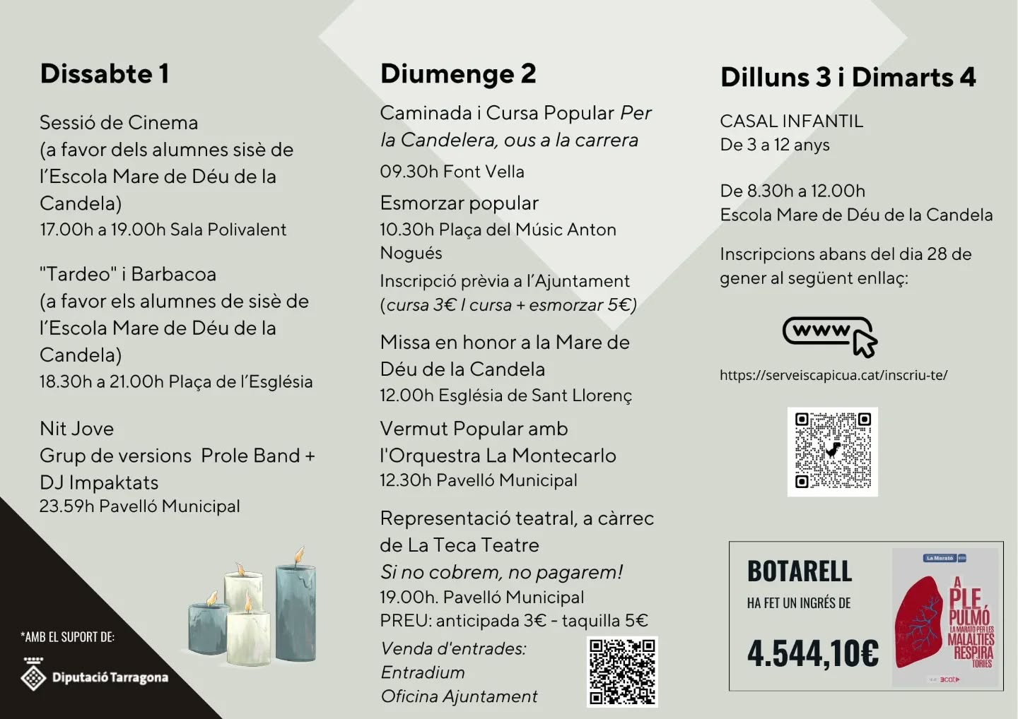 Festa Major d'Hivern Candelera a Botarell