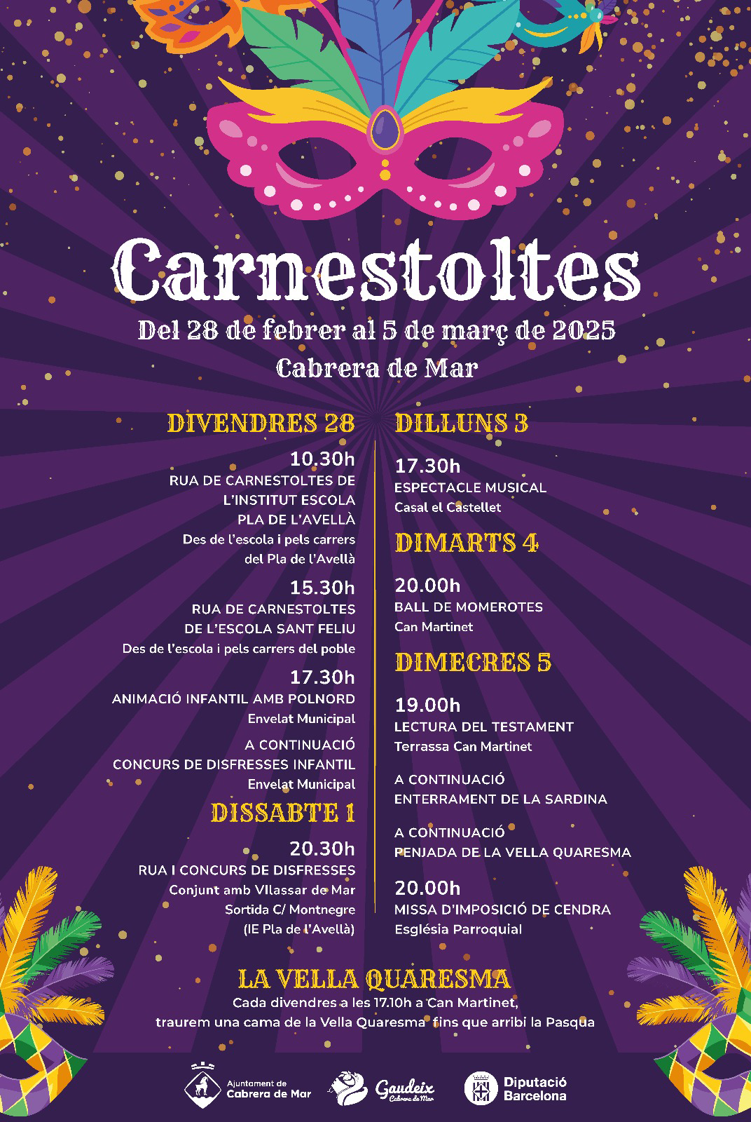 Carnestoltes a Cabrera de Mar