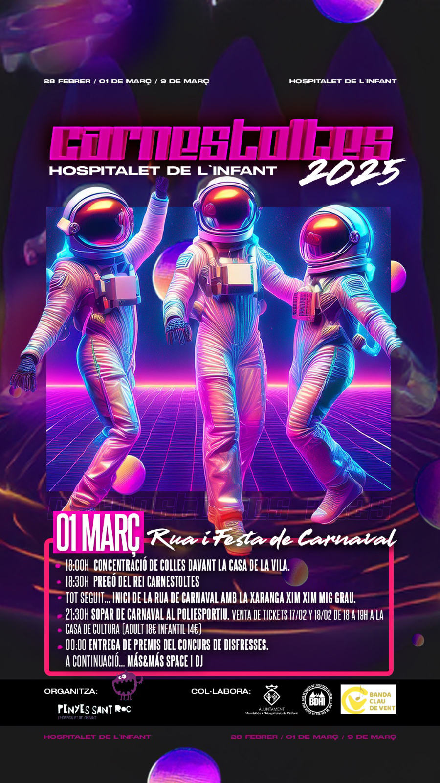 Carnestoltes a l'Hospitalet de l'Infant