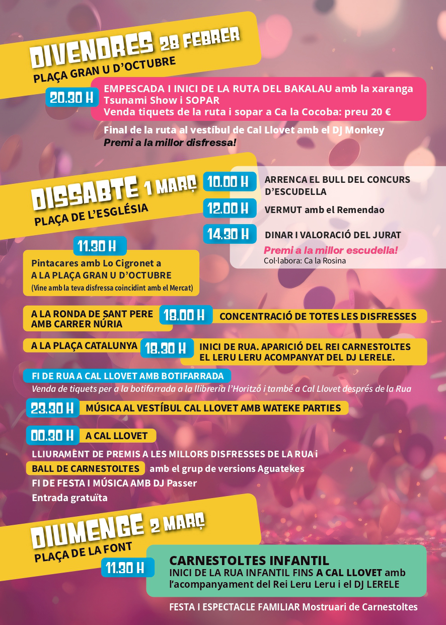 Carnestoltes a Santpedor