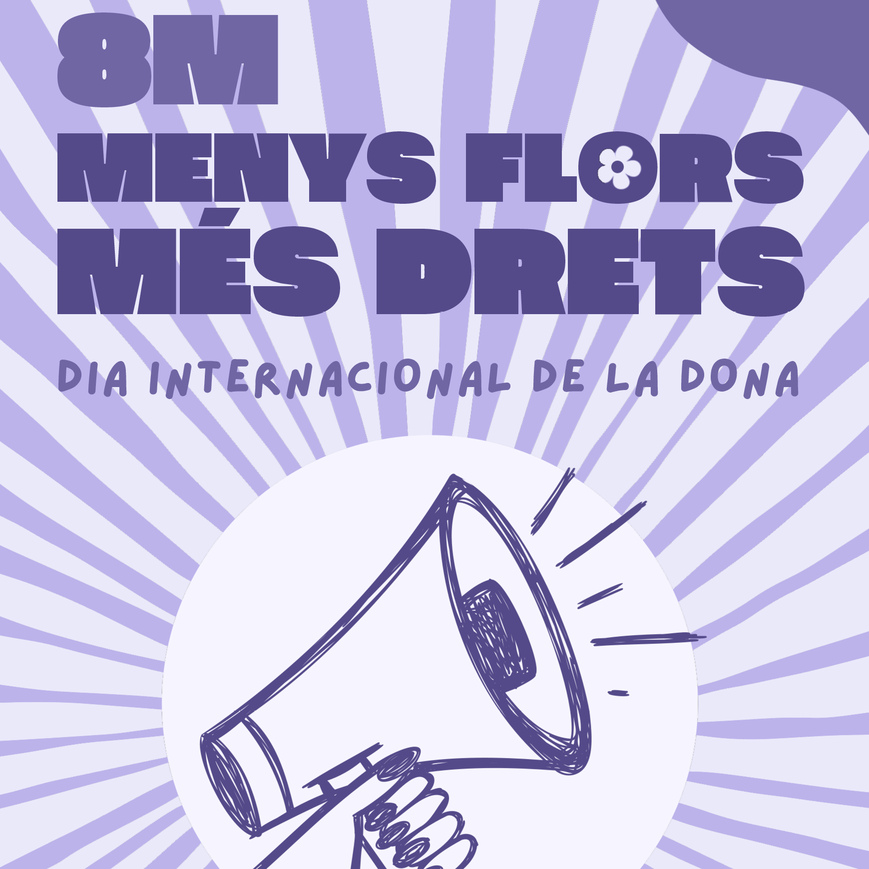 Mes de la Dona a Bellvei, menys flors més drets
