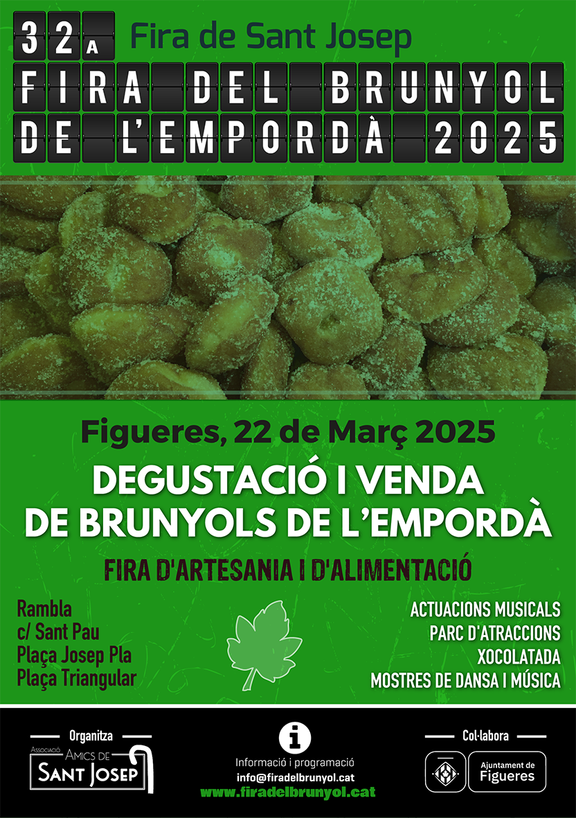 Fira de Sant Josep, la fira del brunyol de l'Empordà a Figueres