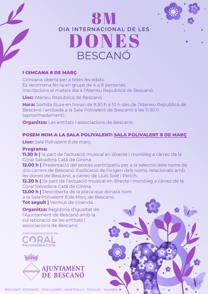 8M Dia Internacional de les Dones a Bescanó
