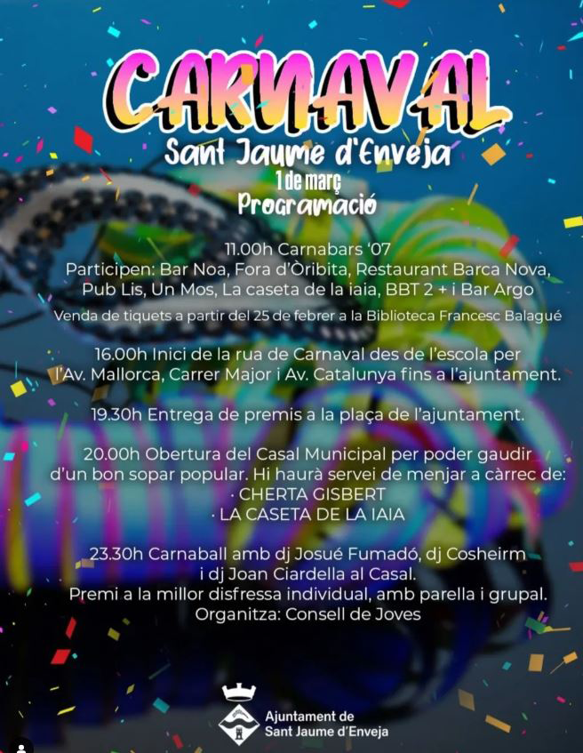 Carnaval a Sant Jaume d'Enveja