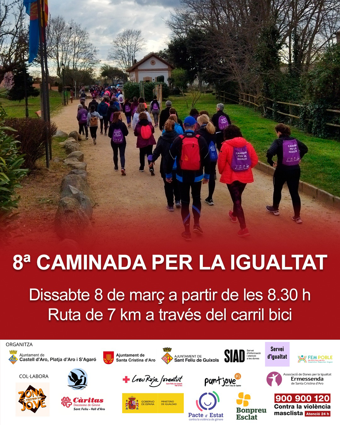 Caminada per la Igualtat a Santa Cristina d'Aro