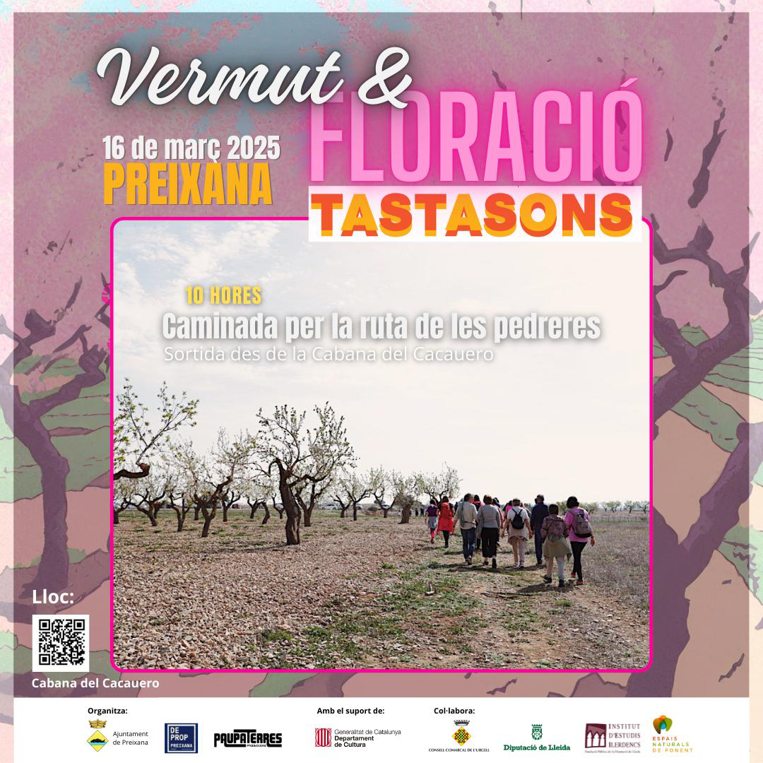 Vermut & Floració Tastasons a Preixana