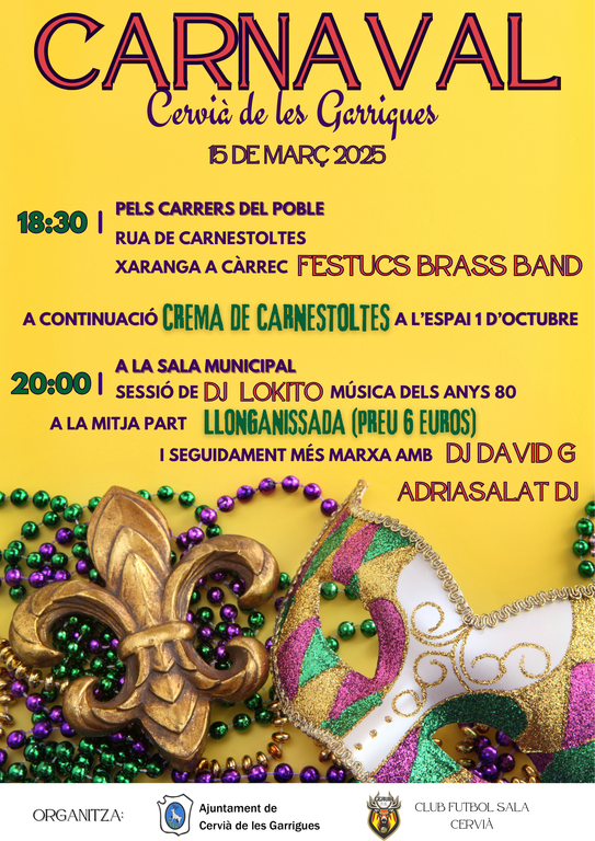 Carnaval a Cervià de les Garrigues