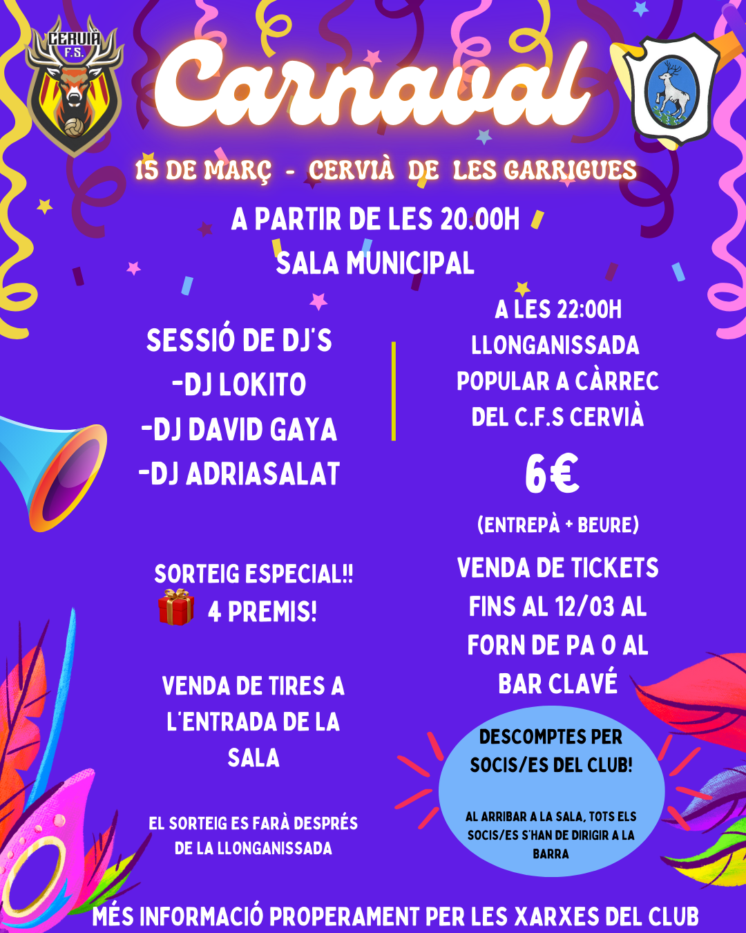 Carnaval a Cervià de les Garrigues