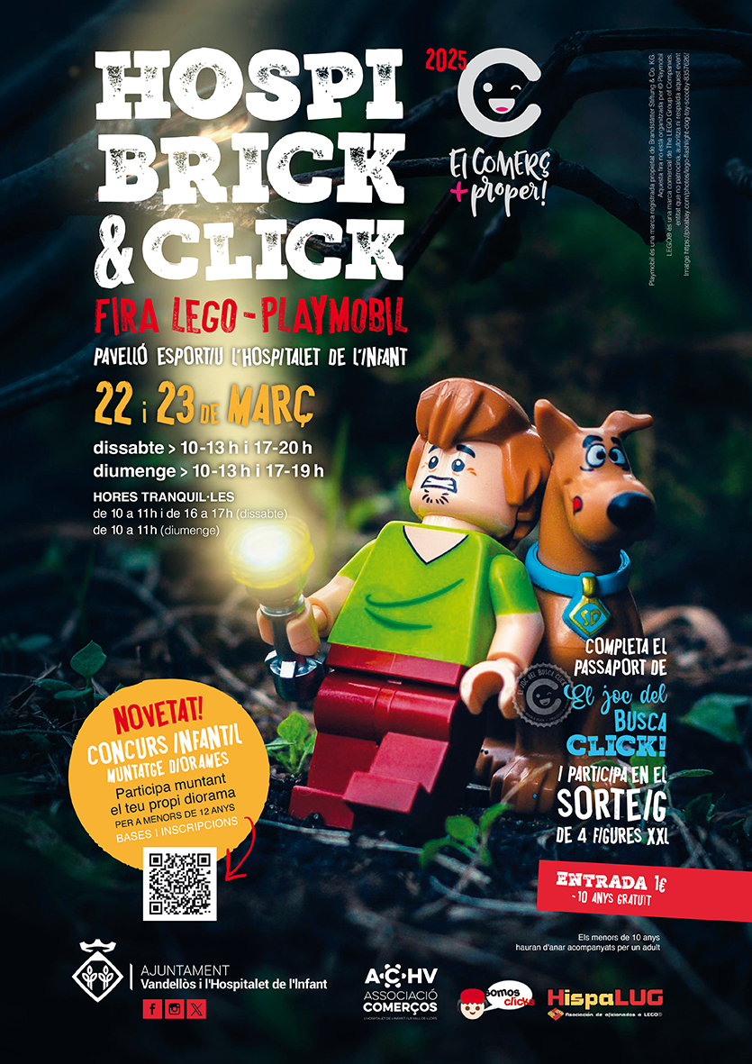 HospiBrick & Click, Fira de Lego i Playmobil a l'Hospitalet de l'Infant