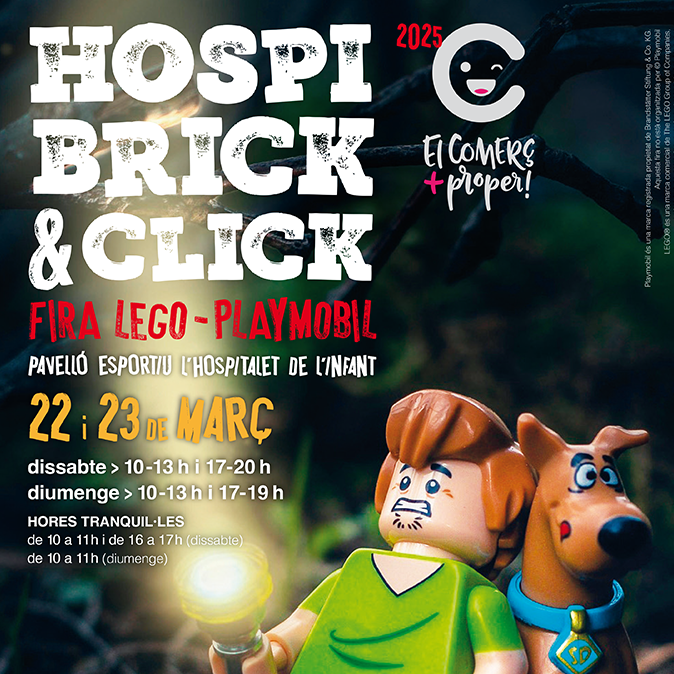 HospiBrick & Click, Fira de Lego i Playmobil a l'Hospitalet de l'Infant