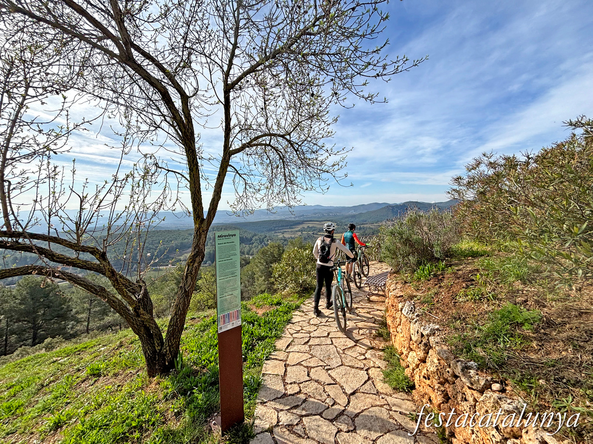 Font-rubí - Miranvinya, ruta dels miradors: el Balcó del Penedès 