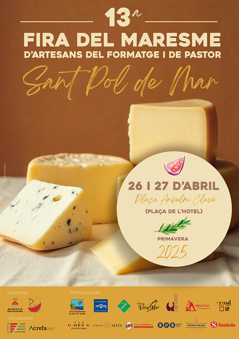 Fira del Maresme d'Artesans del Formatge i de Pastor a Sant Pol de Mar