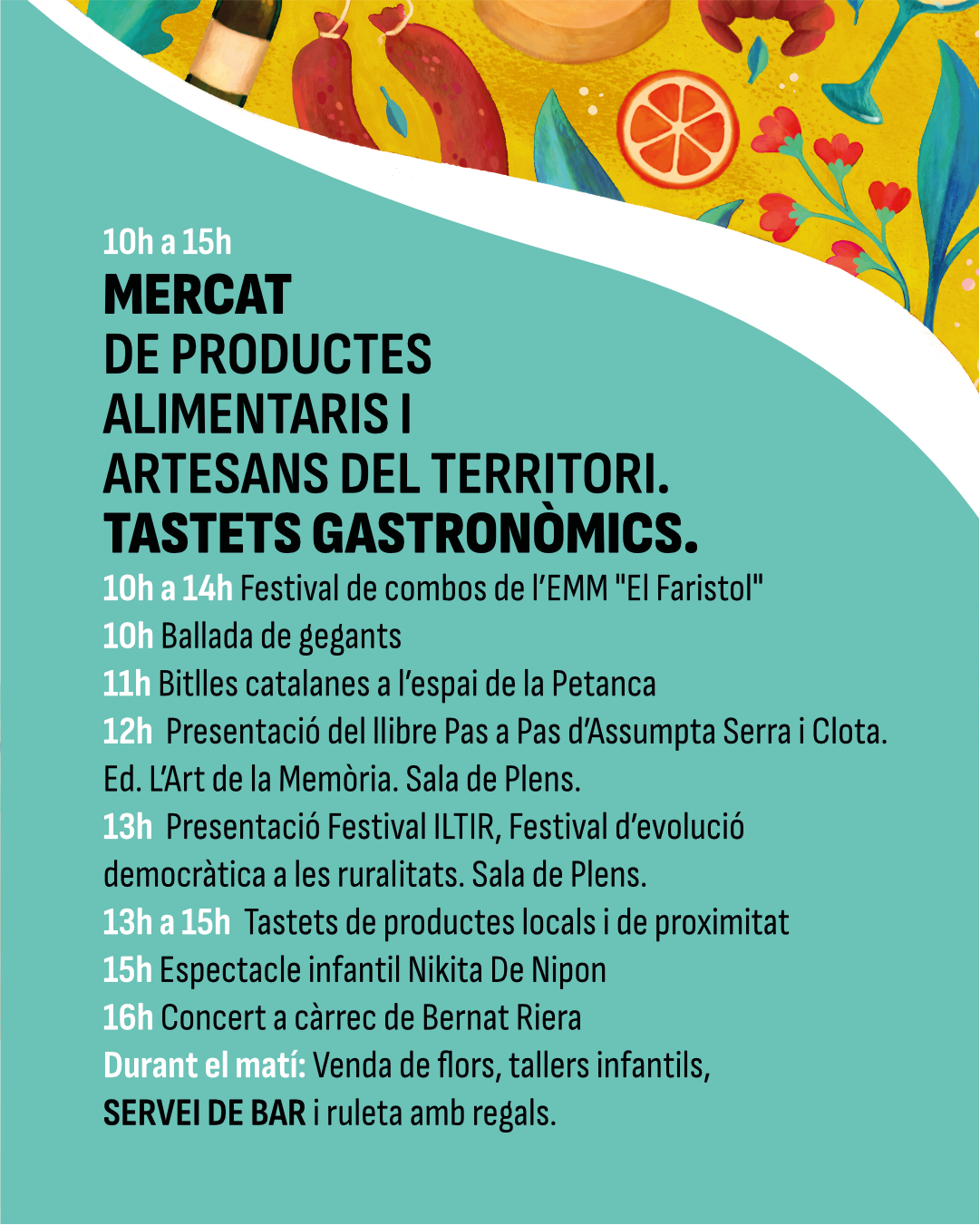 Mercat dels Tastets de la Terra i les Trompetes a l'Esquirol