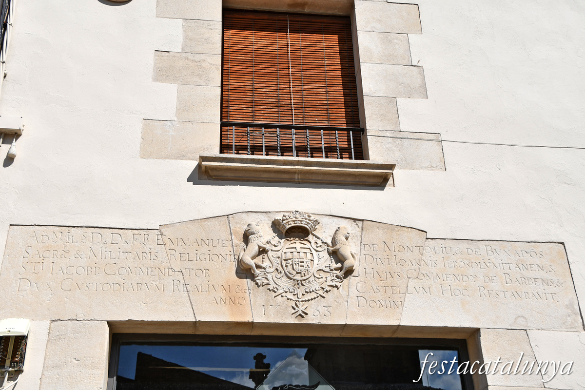 Barbens - Castell o Comanda, actual Ajuntament 