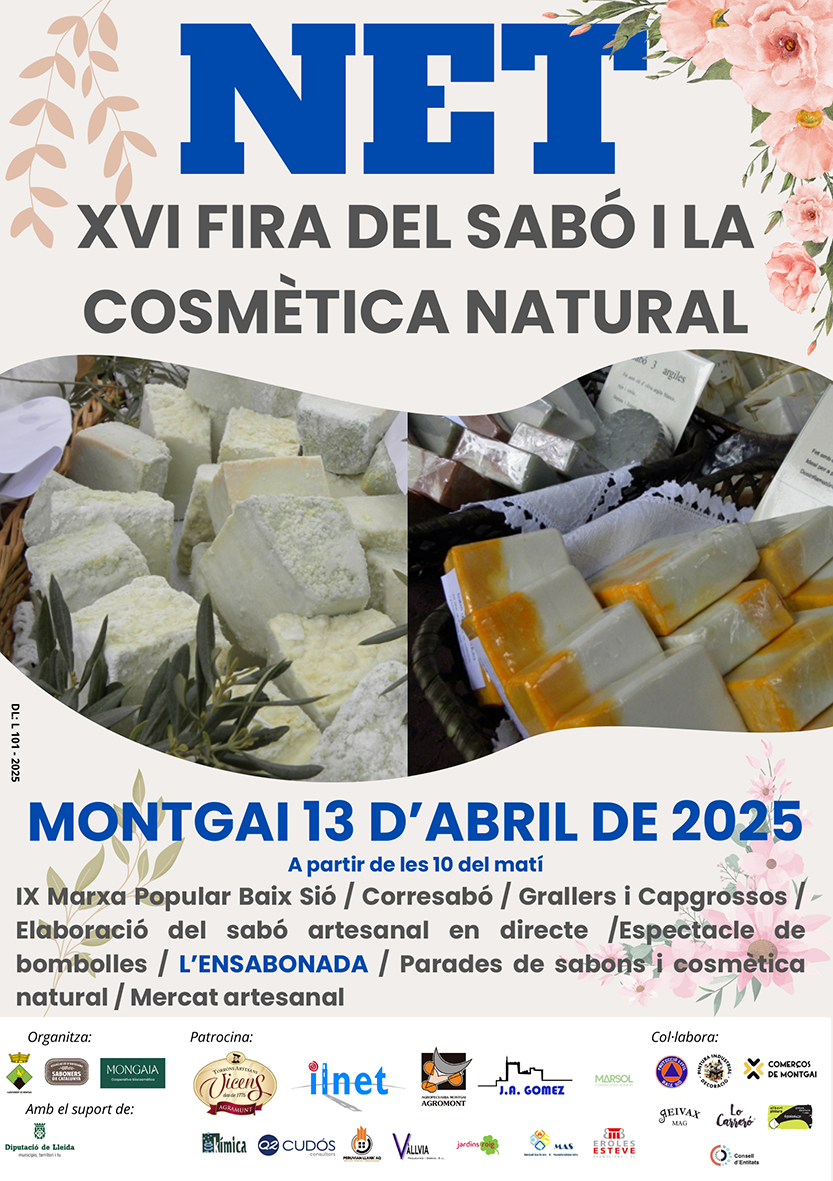 Net. Fira del Sabó i la Cosmètica Natural de Montgai