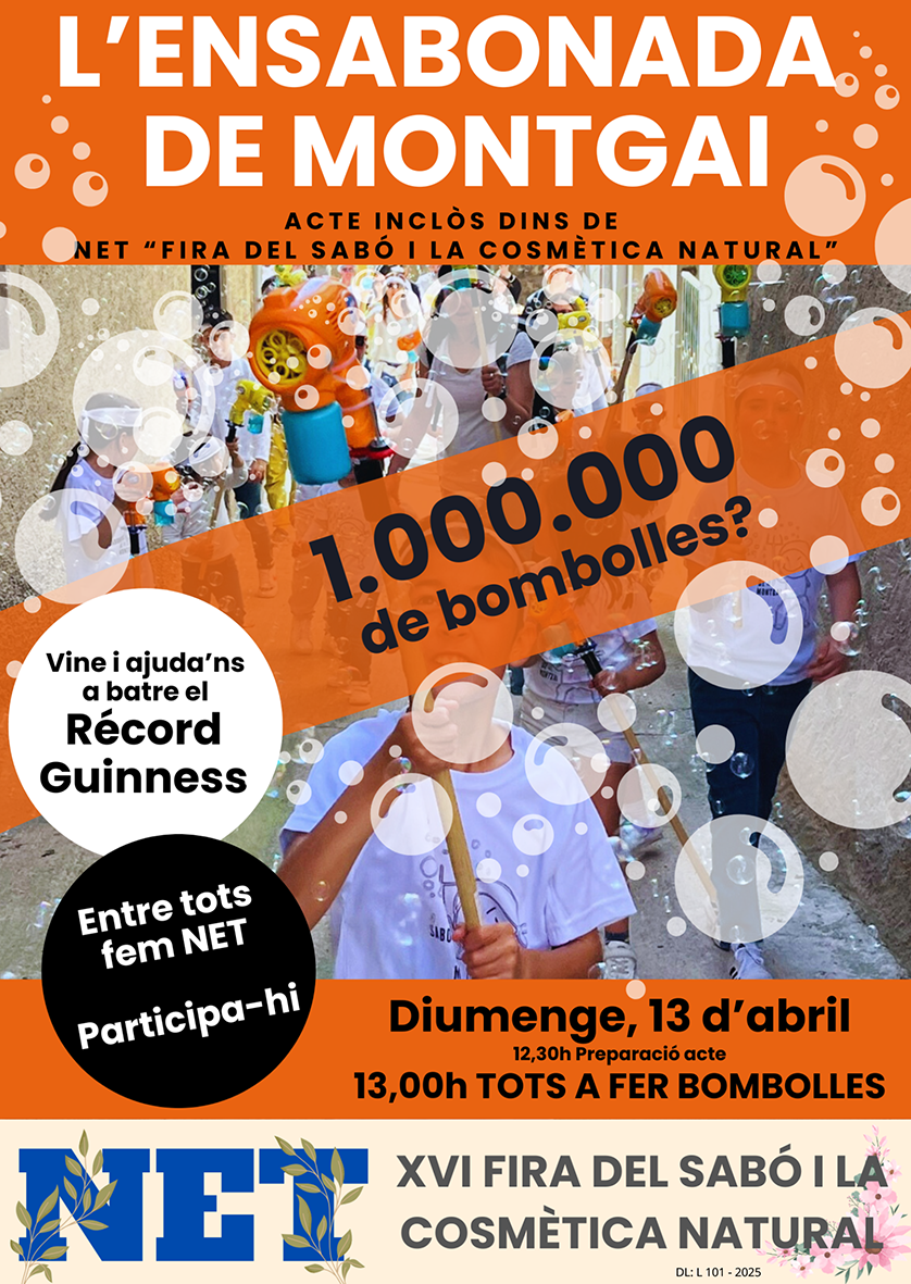 Net. Fira del Sabó i la Cosmètica Natural de Montgai