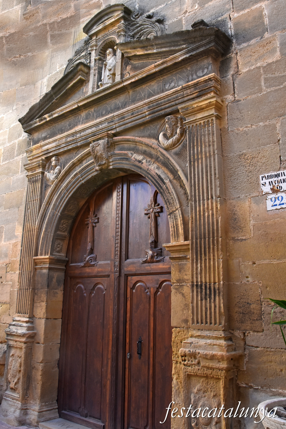 La Pobla de Massaluca - Església parroquial de Sant Antoni Abat