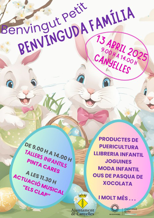 Benvingut Petit Benvinguda Família a Canyelles