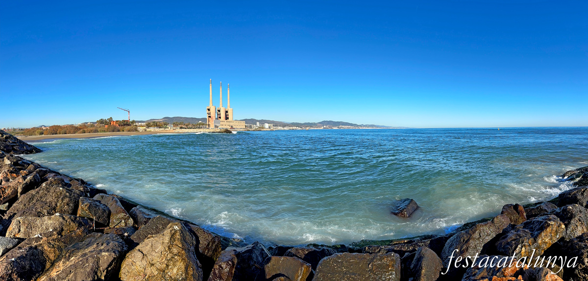 Sant Adrià de Besòs - Mirador de la desembocadura del riu Besòs