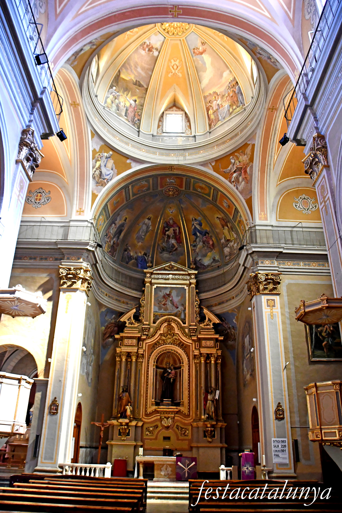 Roquetes - Església parroquial de Sant Antoni de Pàdua 